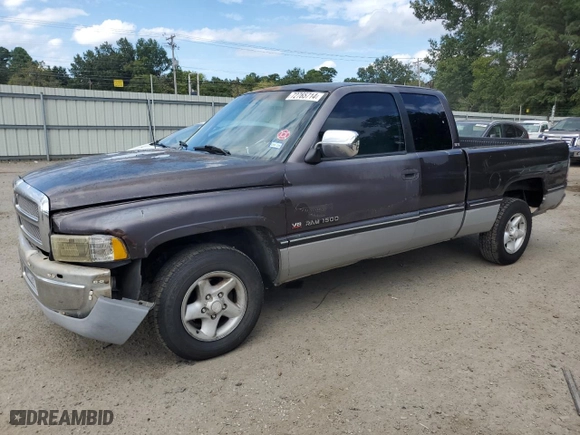 1997 Dodge Ram 1500 with VIN 1B7HC13Y8VJ603314, listed as a Copart auction lot 72765714 with 306,994 mi miles and Salvage Title. Bid and sale history available at carsss.com. Image 1.