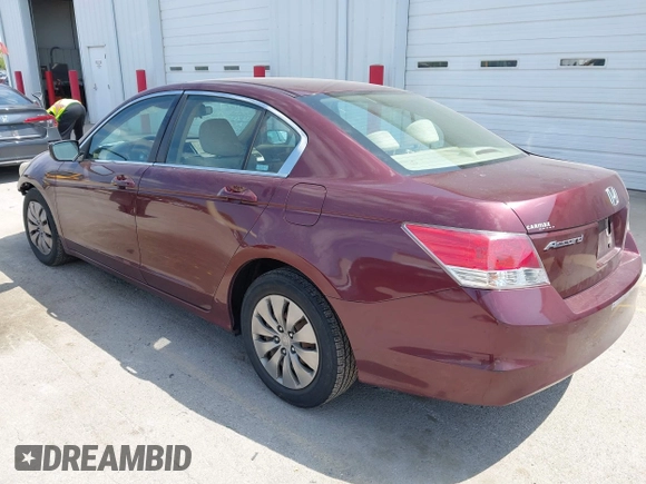2010 Honda Accord LX z VIN 1HGCP2F36AA095943, wystawiony jako IAAI lot #42226801 z przebiegiem 160 332 mil mil oraz . Historia ofert i sprzedaży dostępna na DreamBid. Obrazek 3.