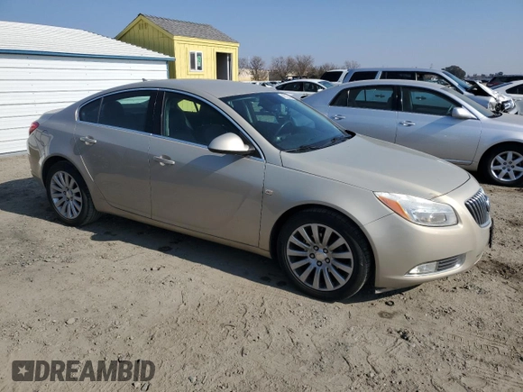 2011 Buick Regal CXL RL3 with VIN 2G4GR5ECXB9175901, listed as a Copart auction lot 43123145 with 103,439 mi miles and Clean Title. Bid and sale history available at carsss.com. Image 4.