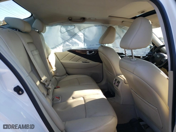 2014 Infiniti Q50 with VIN JN1BV7AR2EM691213, listed as a Copart auction lot 50857185 with 91924 miles and Non Repairable. Bid and sale history available at carsss.com. Image 6.