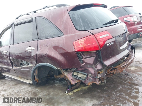 2009 Acura MDX Sport/Pwr Tail Gate with VIN 2HNYD28709H504992, listed as a IAAI auction lot 41683388 with 206,747 mi miles. Bid and sale history available at carsss.com. Image 6.
