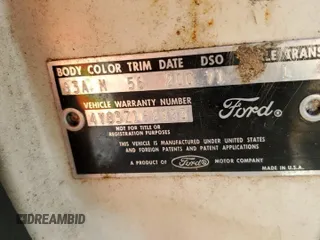 1964 Ford Thunderbird with VIN 4Y83Z162993, listed as a Copart auction lot 79625524 with 173,552 mi miles and Non Repairable. Bid and sale history available at DreamBid. Image 12.
