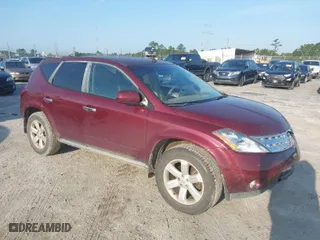 2007 Nissan Murano SL with VIN JN8AZ08T27W527641, listed as a IAAI auction lot 39378581 with 121,625 mi miles. Bid and sale history available at carsss.com. Image 1.