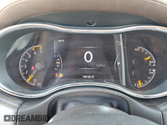 2015 Jeep Grand Cherokee Overland with VIN 1C4RJFCT6FC628729, listed as a Copart auction lot 50192705 with 106,102 mi miles and Salvage Title. Bid and sale history available at carsss.com. Image 9.