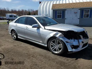 2014 Mercedes-Benz C 300 Sport with VIN WDDGF8AB8EA947600, listed as a Copart auction lot 51289455 with 137,181 mi miles and Salvage Title. Bid and sale history available at DreamBid. Image 4.
