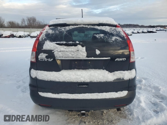 2013 Honda CR-V EX-L with VIN 2HKRM4H70DH615693, listed as a Copart auction lot 86329164 with 196,976 mi miles and Clean Title. Bid and sale history available at carsss.com. Image 6.