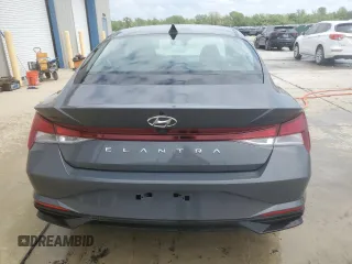 2023 Hyundai Elantra SEL with VIN KMHLM4AG3PU588625, listed as a Copart auction lot 54738485 with 19,756 mi miles and Salvage title. Bid and sale history available at DreamBid. Image 6.