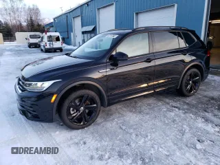 2023 Volkswagen Tiguan SE R-Line Black with VIN 3VV8B7AX9PM065780, listed as a Copart auction lot 79628274 with 8,193 mi miles and Clean Title. Bid and sale history available at DreamBid. Image 1.