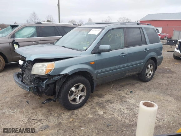 2006 Honda Pilot EX-L with RES with VIN 2HKYF18646H555514, listed as a IAAI auction lot 41703223 with 292,487 mi miles. Bid and sale history available at carsss.com. Image 18.