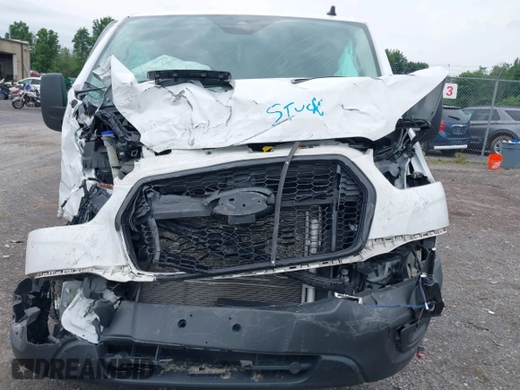 2023 Ford Transit Passenger XL with VIN 1FBAX9Y83PKC08567, listed as a IAAI auction lot 39883261 with 15,028 mi miles and . Bid and sale history available at DreamBid. Image 6.