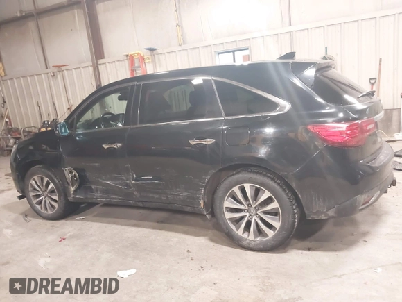 2014 Acura MDX Tech Pkg with VIN 5FRYD4H45EB001190, listed as a IAAI auction lot 41737453 with 220,495 mi miles. Bid and sale history available at carsss.com. Image 14.