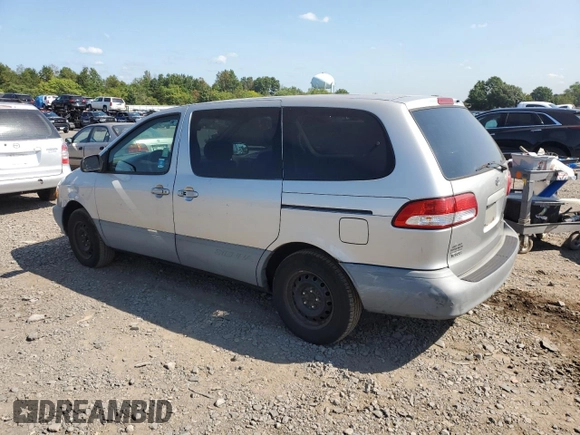 2001 Toyota Sienna CE with VIN 4T3ZF19C41U385312, listed as a Copart auction lot 70130104 with 254,488 mi miles and Clean Title. Bid and sale history available at carsss.com. Image 2.