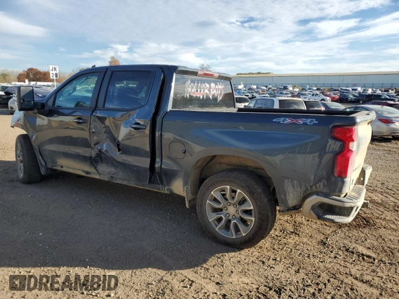 2021 Chevrolet Silverado 1500 LT with VIN 1GCUYDET0MZ251221, listed as a Copart auction lot 78026124 with 87,231 mi miles and Non Repairable. Bid and sale history available at carsss.com. Image 2.
