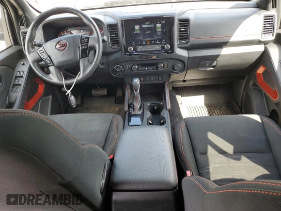 2023 Nissan Frontier SV with VIN 1N6ED1EKXPN610735, listed as a Copart auction lot 56197375 with 55,005 mi miles and Salvage title. Bid and sale history available at DreamBid. Image 8.