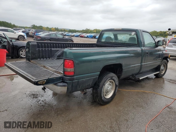 1998 Dodge Ram 2500 with VIN 3B7KC26Z1WM291051, listed as a Copart auction lot 72761804 with 139,926 mi miles and Salvage Title. Bid and sale history available at carsss.com. Image 3.