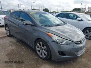 2013 Hyundai Elantra Limited with VIN 5NPDH4AE4DH209519, listed as a IAAI auction lot 41096311 with 88,987 mi miles and . Bid and sale history available at DreamBid. Image 1.