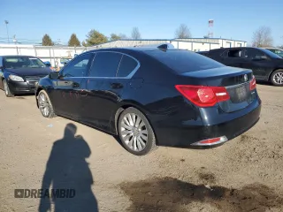 2014 Acura RLX Advance with VIN JH4KC1F95EC003685, listed as a Copart auction lot 46854265 with 145,250 mi miles and Salvage Title. Bid and sale history available at DreamBid. Image 2.