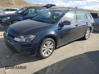 2017 Volkswagen Golf SportWagen S with VIN 3VW017AU1HM515554, listed as a Copart auction lot 46549405 with 97,823 mi miles and Salvage Title. Bid and sale history available at carsss.com. Image 1.