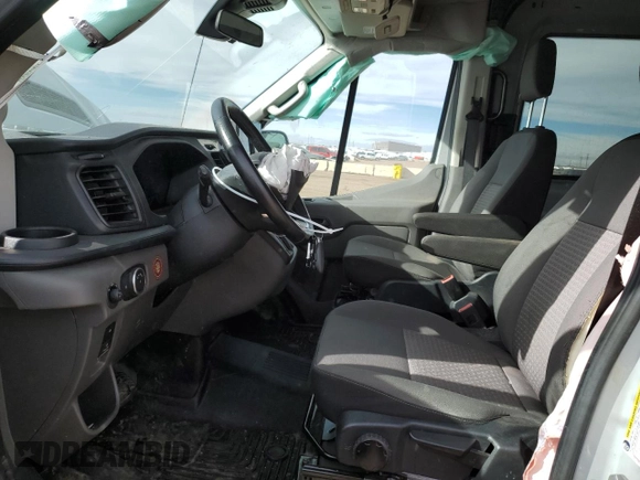 2023 Ford Transit Cargo with VIN 1FTBW2XG9PKB73049, listed as a Copart auction lot 50264605 with 103,021 mi miles and Salvage title. Bid and sale history available at DreamBid. Image 7.