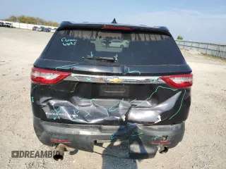 2018 Chevrolet Traverse LS with VIN 1GNEVLKW3JJ200822, listed as a Copart auction lot 69265254 with 128,829 mi miles and Salvage Title. Bid and sale history available at carsss.com. Image 6.