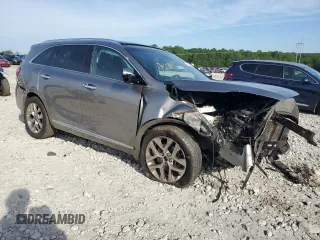 2019 Kia Sorento SX z VIN 5XYPK4A50KG447242, wystawiony jako Copart lot #56553855 z przebiegiem 95 012 mil mil oraz Szkoda całkowita • Salvage title. Historia ofert i sprzedaży dostępna na DreamBid. Obrazek 4.
