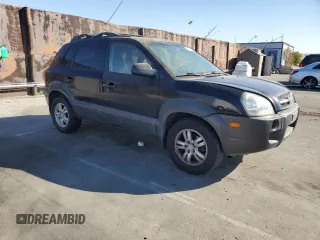 2007 Hyundai Tucson SE with VIN KM8JN12DX7U633017, listed as a Copart auction lot 77671904 with 257,367 mi miles and Clean Title. Bid and sale history available at carsss.com. Image 4.
