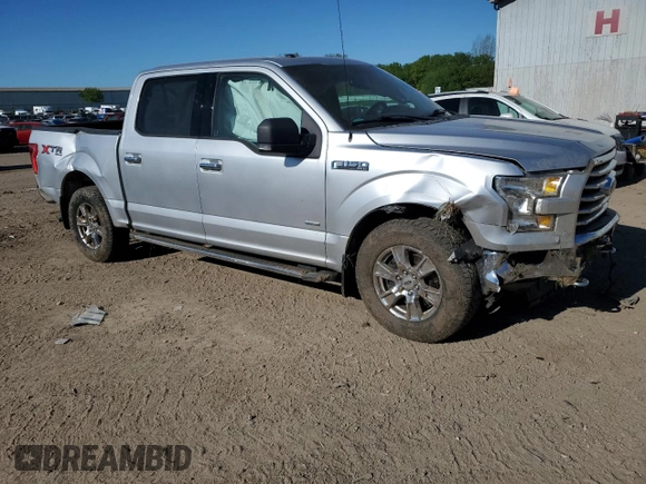 2016 Ford F-150 XLT with VIN 1FTEW1EP9GFC86549, listed as a Copart auction lot 54329584 with Not provided miles and Salvage title. Bid and sale history available at DreamBid. Image 4.