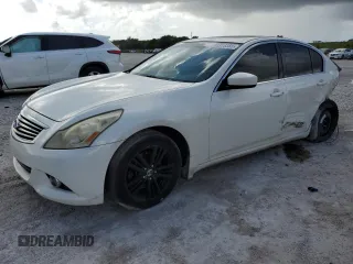 2012 Infiniti G25 Journey with VIN JN1DV6AP7CM701409, listed as a Copart auction lot 58318385 with 187,793 mi miles and Salvage title. Bid and sale history available at DreamBid. Image 1.