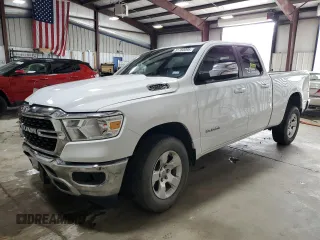 2022 Ram 1500 Lone Star with VIN 1C6RREBT3NN124878, listed as a Copart auction lot 51760095 with 51,988 mi miles and Salvage title. Bid and sale history available at DreamBid. Image 1.