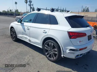 2019 Audi SQ5 Premium with VIN WA1A4AFY6K2118583, listed as a IAAI auction lot 41884718 with 101,266 mi miles and . Bid and sale history available at DreamBid. Image 3.