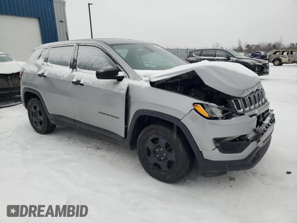 2018 Jeep Compass Sport with VIN 3C4NJCABXJT118016, listed as a Copart auction lot 44931595 with 149,146 mi miles and Clean Title. Bid and sale history available at carsss.com. Image 4.