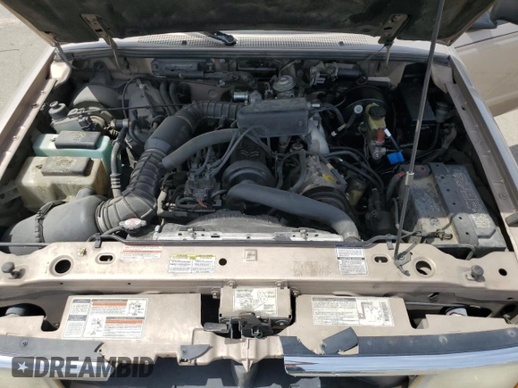 1996 Ford Ranger XL with VIN 1FTCR14A7TPB11488, listed as a Copart auction lot 56602345 with 177,214 mi miles and Salvage title. Bid and sale history available at DreamBid. Image 11.