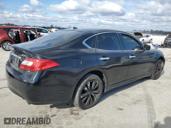 2013 Infiniti M with VIN JN1BY1AR6DM602892, listed as a Copart auction lot 81254914 with 146,465 mi miles and Salvage Title. Bid and sale history available at carsss.com. Image 3.