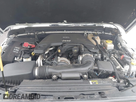 2019 Jeep Wrangler Unlimited Sport S with VIN 1C4HJXDG3KW504364, listed as a IAAI auction lot 42350748 with 109,524 mi miles and . Bid and sale history available at DreamBid. Image 10.