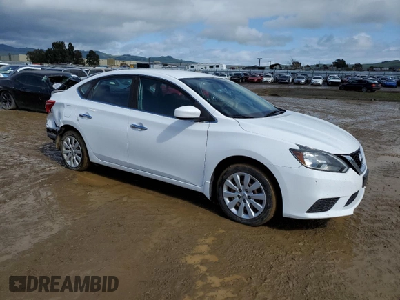 2017 Nissan Sentra SV with VIN 3N1AB7AP7HY256319, listed as a Copart auction lot 49344615 with 75,971 mi miles and Salvage Title. Bid and sale history available at DreamBid. Image 4.