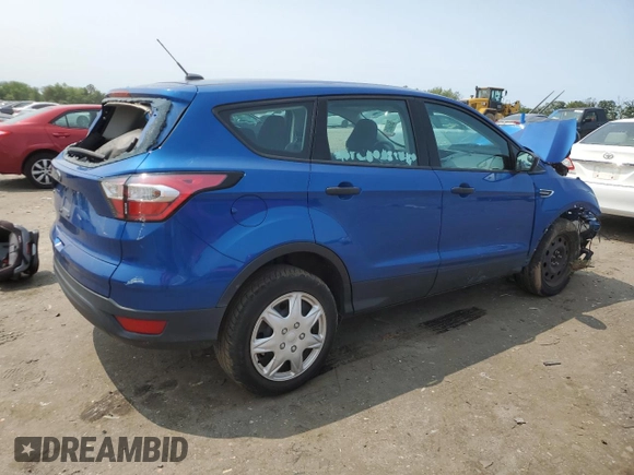 2018 Ford Escape S with VIN 1FMCU0F77JUA28096, listed as a Copart auction lot 59308825 with 151,046 mi miles and Salvage title. Bid and sale history available at DreamBid. Image 3.