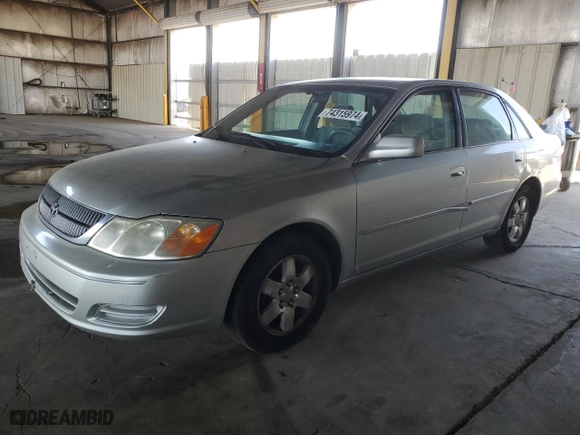 2001 Toyota Avalon XL w/Bucket Seats with VIN 4T1BF28B41U125324, listed as a Copart auction lot 74315974 with 173,786 mi miles and Salvage Title. Bid and sale history available at carsss.com. Image 1.