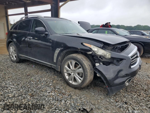 2012 Infiniti FX with VIN JN8AS1MW2CM152348, listed as a Copart auction lot 54661095 with 190,772 mi miles and Salvage title. Bid and sale history available at DreamBid. Image 4.