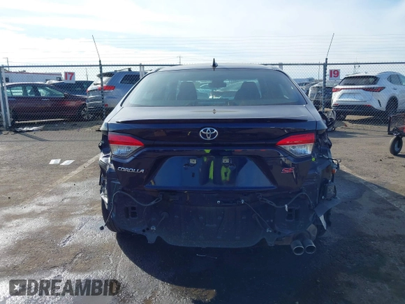 2021 Toyota Corolla SE with VIN 5YFP4MCE5MP082661, listed as a IAAI auction lot 41573579 with 58,418 mi miles and . Bid and sale history available at DreamBid. Image 17.