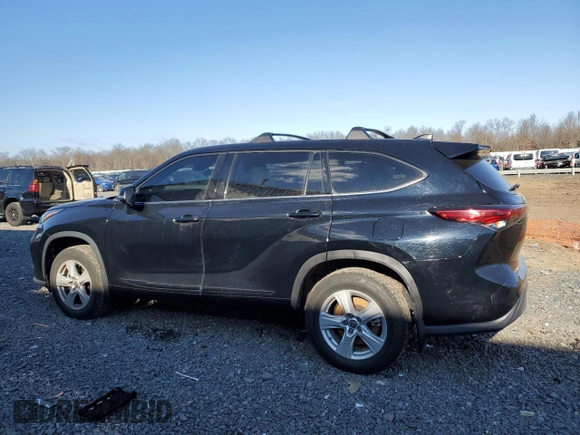 2022 Toyota Highlander L with VIN 5TDCZRBH4NS570596, listed as a Copart auction lot 88216165 with 78,577 mi miles and Salvage title. Bid and sale history available at DreamBid. Image 2.