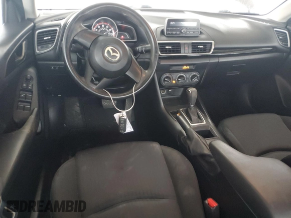 2015 Mazda 3 i SV with VIN JM1BM1T76F1272552, listed as a Copart auction lot 84096414 with 126,410 mi miles and Salvage Title. Bid and sale history available at DreamBid. Image 8.