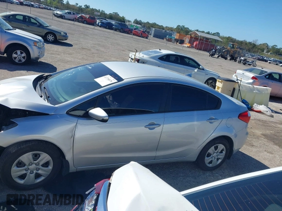 2016 Kia Forte LX with VIN KNAFK4A67G5508216, listed as a IAAI auction lot 41734076 with 107,584 mi miles. Bid and sale history available at carsss.com. Image 14.