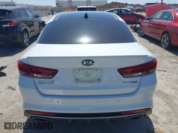 2017 Kia Optima SX with VIN 5XXGW4L25HG166929, listed as a IAAI auction lot 41837780 with 59,722 mi miles. Bid and sale history available at carsss.com. Image 16.