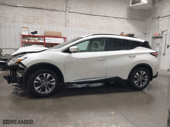2015 Nissan Murano SL with VIN 5N1AZ2MH6FN232146, listed as a IAAI auction lot 41744239 with 157,721 mi miles. Bid and sale history available at carsss.com. Image 14.