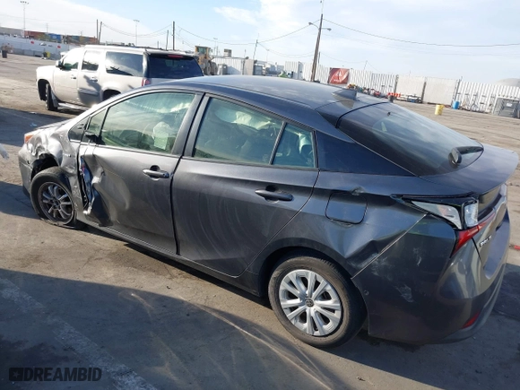 2020 Toyota Prius L Eco with VIN JTDKARFU8L3105988, listed as a IAAI auction lot 41688339 with 66,660 mi miles. Bid and sale history available at carsss.com. Image 3.