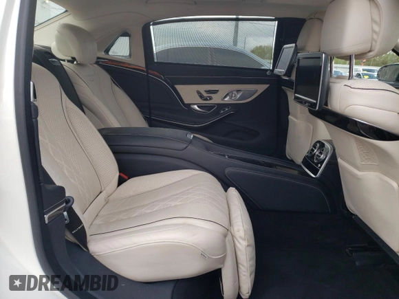 2016 Mercedes-Benz S with VIN WDDUX7GB7GA198194, listed as a Copart auction lot 44791945 with 281,590 mi miles and Salvage Title. Bid and sale history available at DreamBid. Image 10.