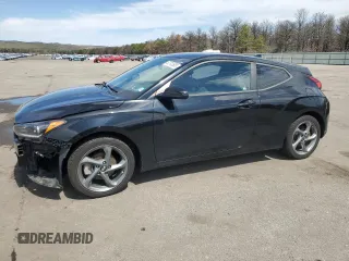 2019 Hyundai Veloster 2.0 with VIN KMHTG6AF1KU010011, listed as a Copart auction lot 52741505 with 57,133 mi miles and Salvage Title. Bid and sale history available at carsss.com. Image 1.