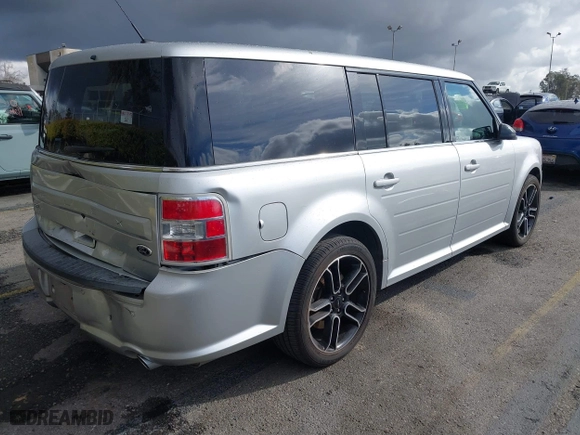 2014 Ford Flex SEL with VIN 2FMGK5C84EBD02738, listed as a IAAI auction lot 41712816 with 217,646 mi miles. Bid and sale history available at carsss.com. Image 4.