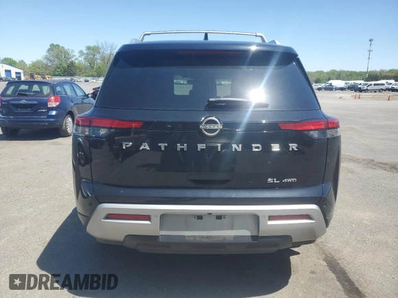 2024 Nissan Pathfinder SL with VIN 5N1DR3CC6RC211239, listed as a Copart auction lot 54295245 with 20,240 mi miles and Salvage title. Bid and sale history available at DreamBid. Image 6.