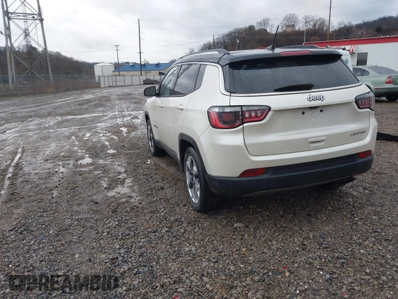 2021 Jeep Compass Limited with VIN 3C4NJCCB9MT597434, listed as a IAAI auction lot 41580549 with 51,549 mi miles. Bid and sale history available at carsss.com. Image 3.